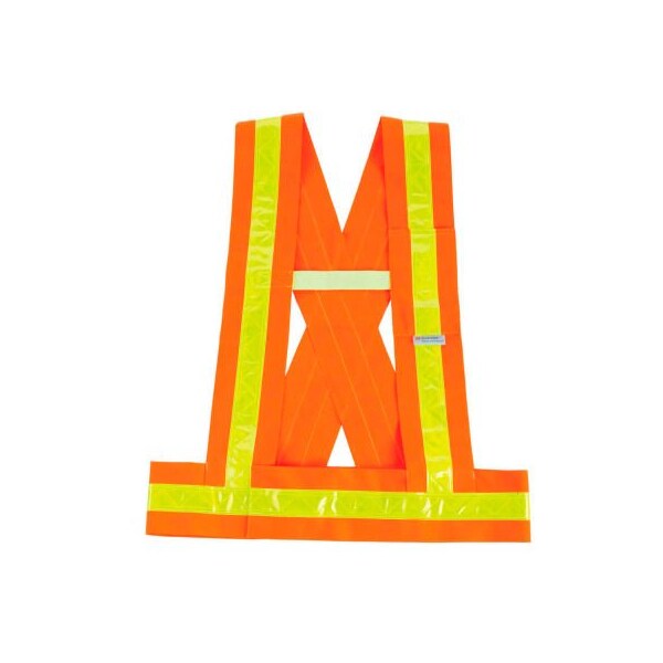 Ergodyne GloWear 8140BA Type O Class 1 Breakaway Sash Orange, M/L 27017 - main